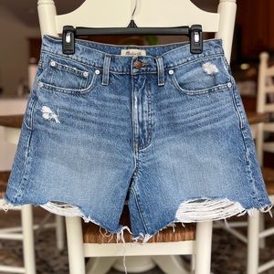Madewell Relaxed Mid-Length Denim Shorts